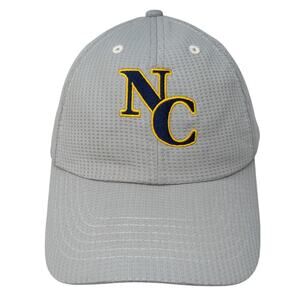NC Strapback Baseball Cap Gray One Size Adjustable Embroidered American Dry Good